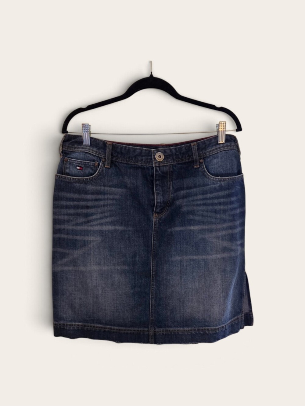 Tommy Hilfiger Blue Denim Skirt